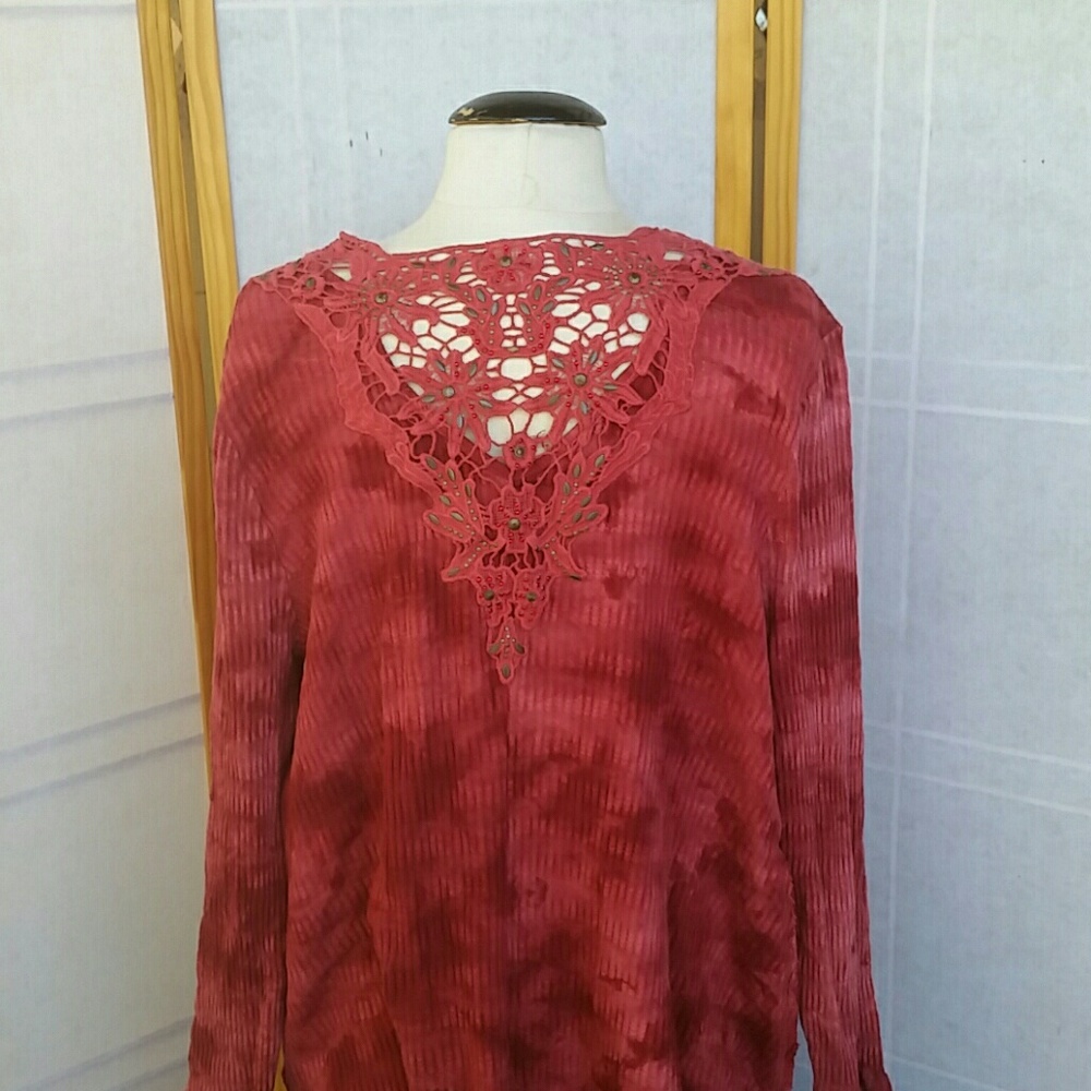 French Blue Plus Top